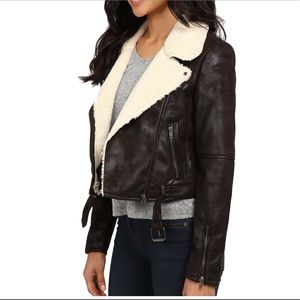 Amuse Society Stringer Sherpa Moto jacket